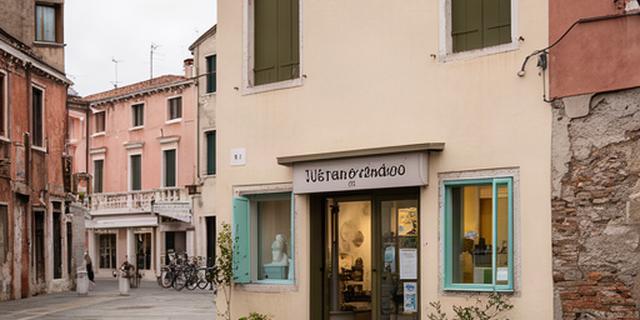 Esterno della zona di Via Forte Cosenz a Venezia vicino allo studio di ceramica
